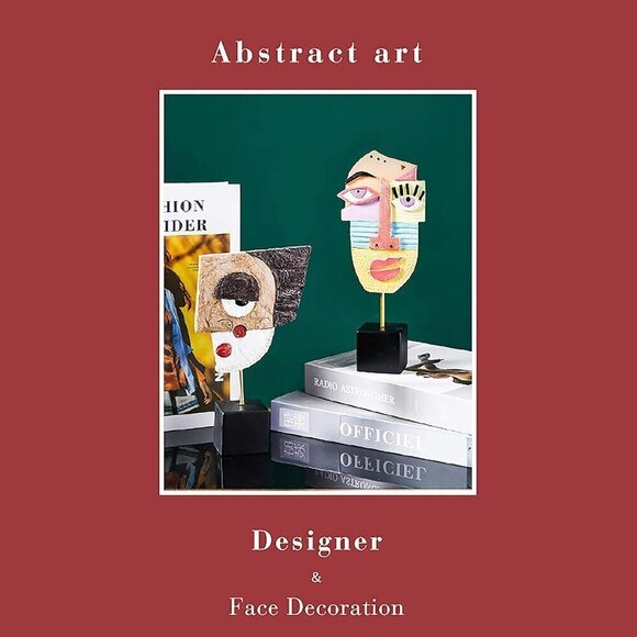 Handcrafted Statues Resin Abstract Sculpture for Home Décor Figurines Decoration - Picture 7 of 9